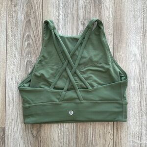 Lululemon Energy Bra Tough - Green - Size 8